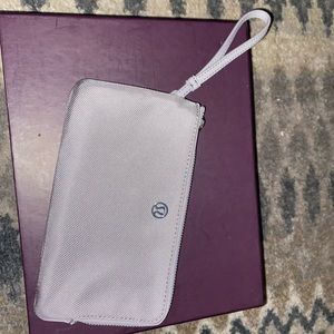 LuluLemon wallet double zipper